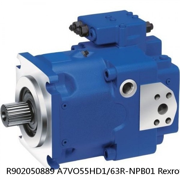 R902050889 A7VO55HD1/63R-NPB01 Rexroth A7VO55 Series Axial Piston Variable Pump #1 image